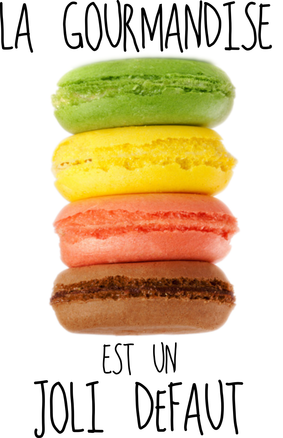 T-shirt "La Gourmandise est un Joli Défaut"