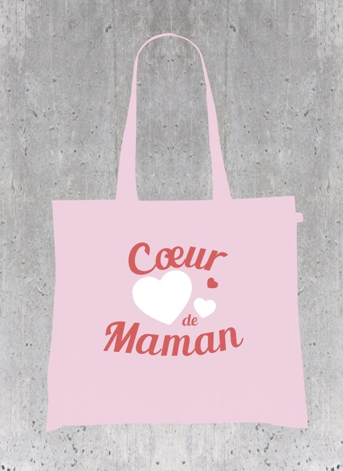 Sac Tote Bag Tendance - Cœur de Maman