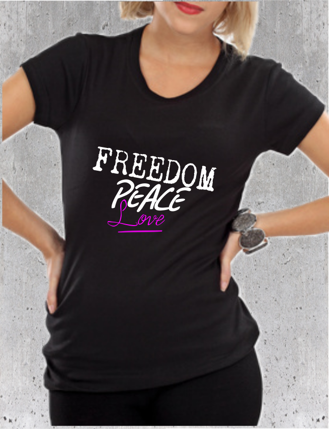T-shirt "FREEDOM PEACE Love"