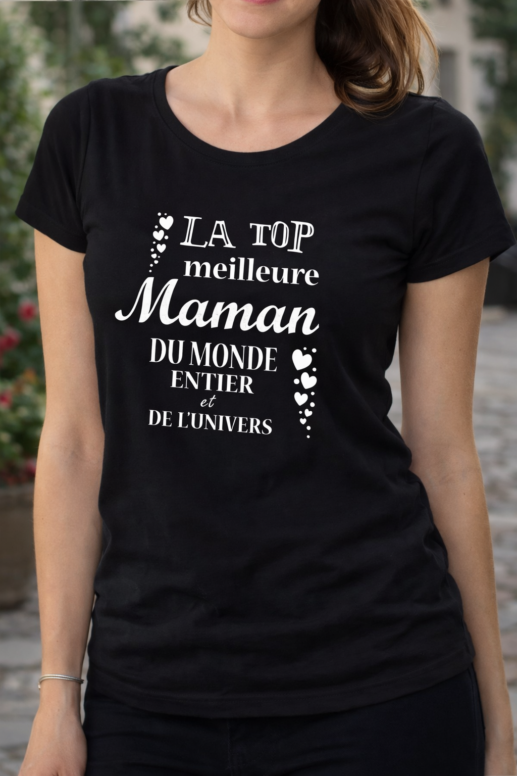 💖 T-shirt "La Top Meilleure Maman du Monde Entier"