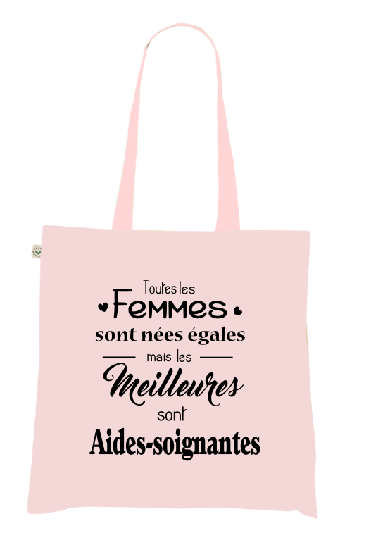 Sac Tote Bag Aide-soignante Humour - Toutes les Meilleures sont Aides-soignantes