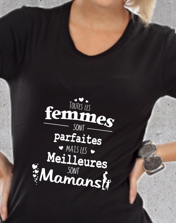 T-shirt "Les Meilleures sont Mamans"
