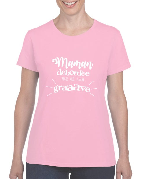 Tee-shirt Maman débordée