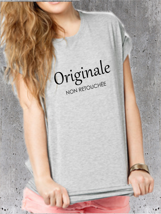 T-shirt à Message - La Beauté au Naturel et Sans Filtre