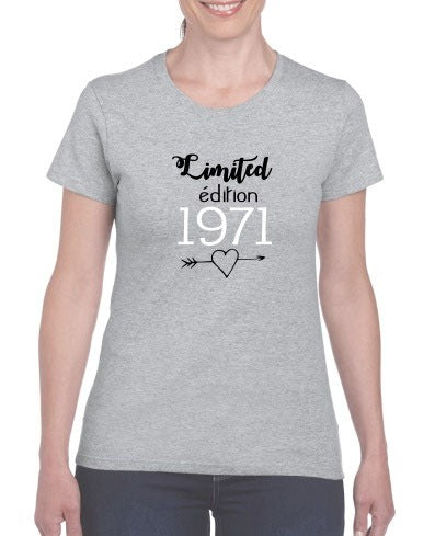 Tee-shirt femme à personnaliser édition limitée