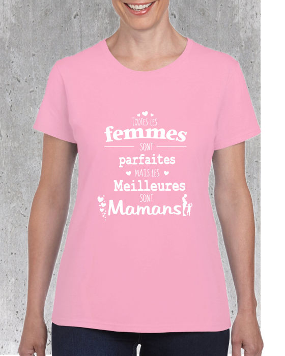 T-shirt "Meilleures Femmes sont Cuisinières" - Cadeau Humour Cuisine