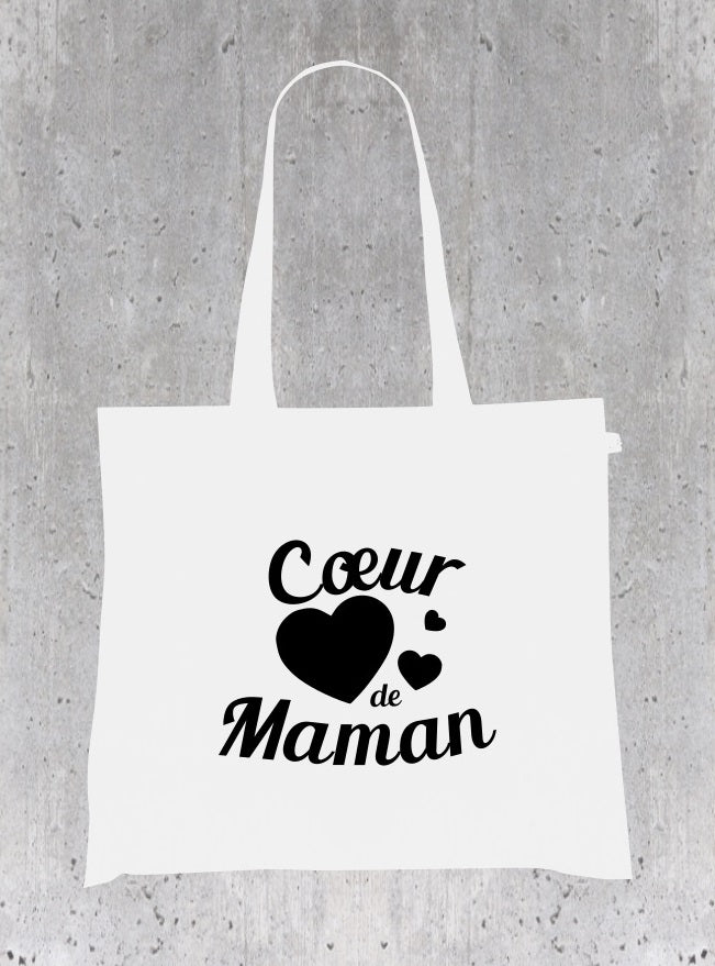 Sac Tote Bag Tendance - Cœur de Maman