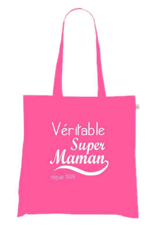 Sac Tote Bag - Véritable Super Maman depuis (année)