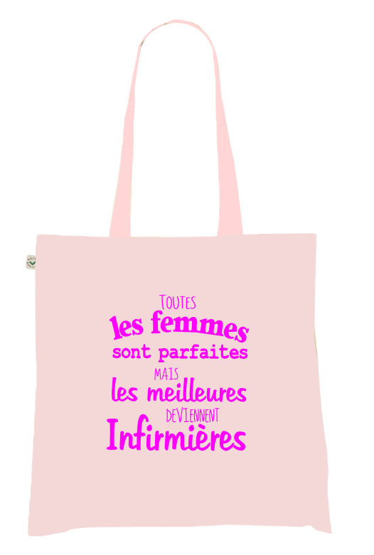 Sac Tote Bag "Les Meilleures deviennent Infirmières"