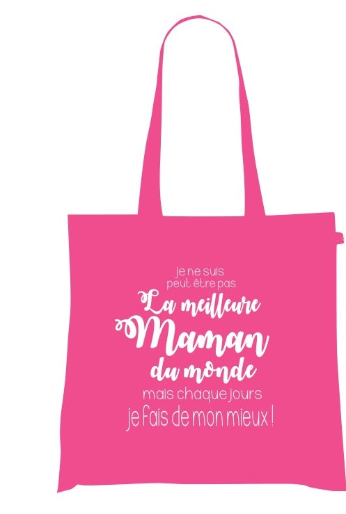 Sac Tote Bag Maman Réaliste - Chaque jour, je Fais de mon mieux !