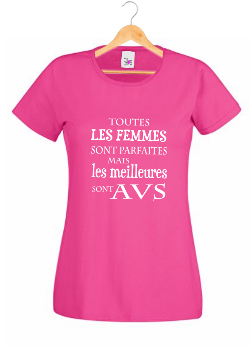 T-shirt "Les Meilleures sont Auxiliaire de Vie Scolaire