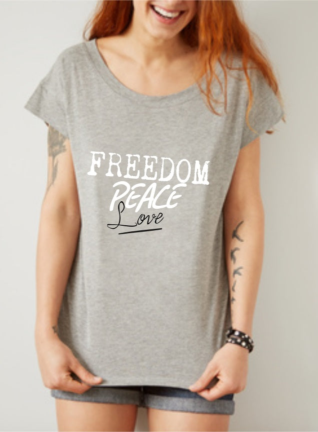 T-shirt "FREEDOM PEACE Love"