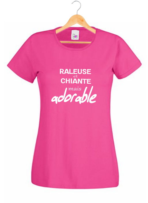 T-shirt "Râleuse et Chiante mais Adorable" - Humour Femme